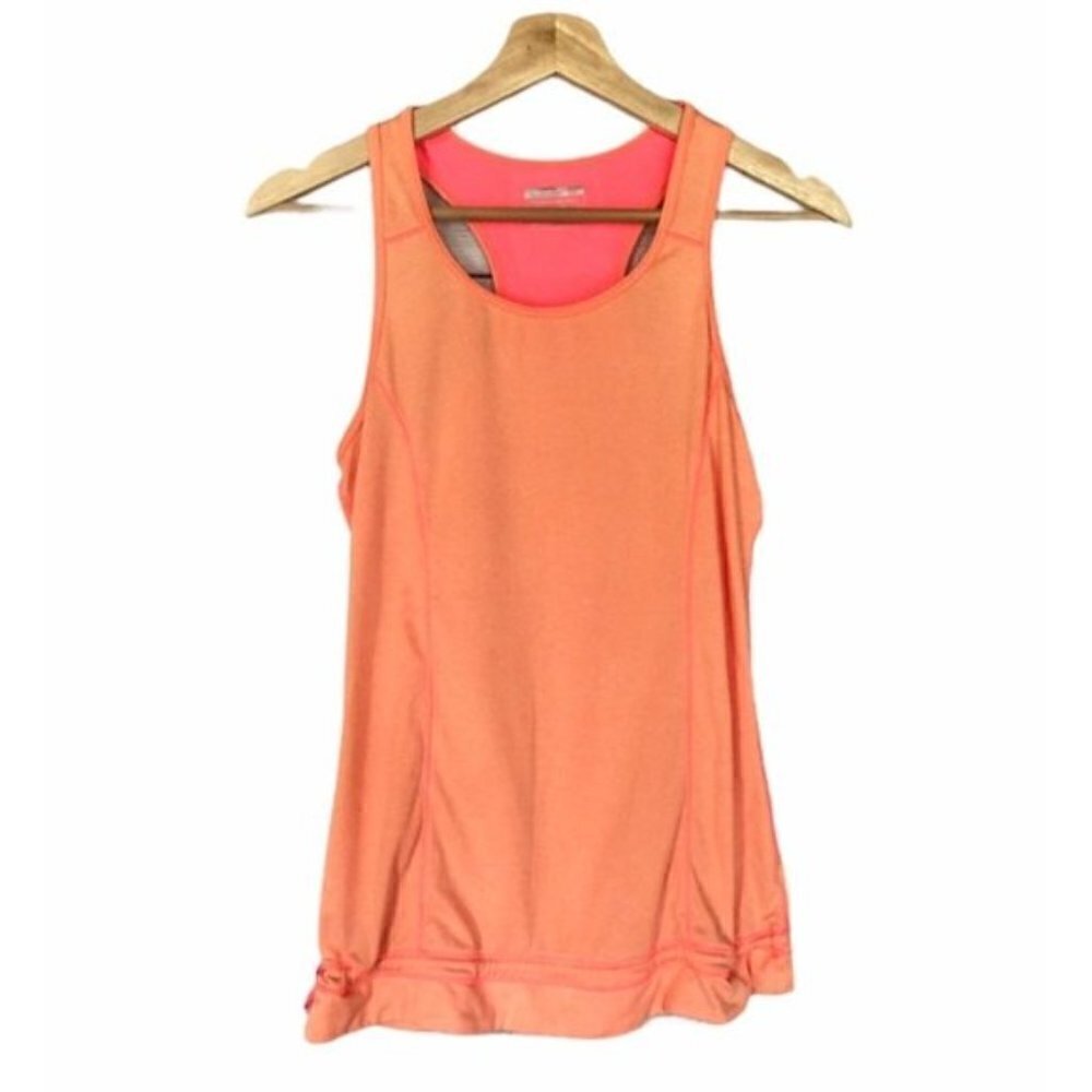Layer 8 Neon Orange Racerback Athletic Tank Top S